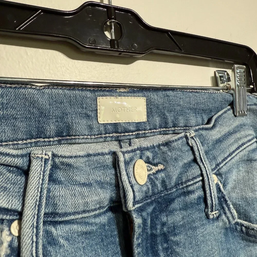 MOTHER The Rascal Skimp Jeans in Punk Charming Size 29 - Picture 4 of 8